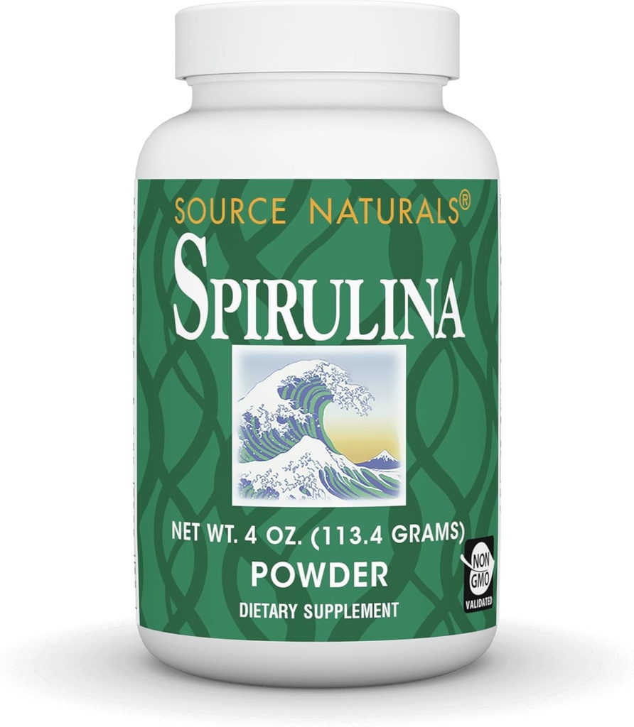 Source Naturals Spirulina - for Immune System Support - 4 oz Toz