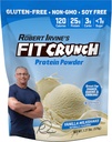 FITCRUNCH Tri-Blend πρωτεΐνη ορού γάλακτος, Κετοφιλική, χαμηλή θερμίδες, υψηλή πρωτεΐνη, χωρίς γλουτένη, χωρίς σόγια (18 εξυπηρετούν, βανίλια μιλκσέικ)