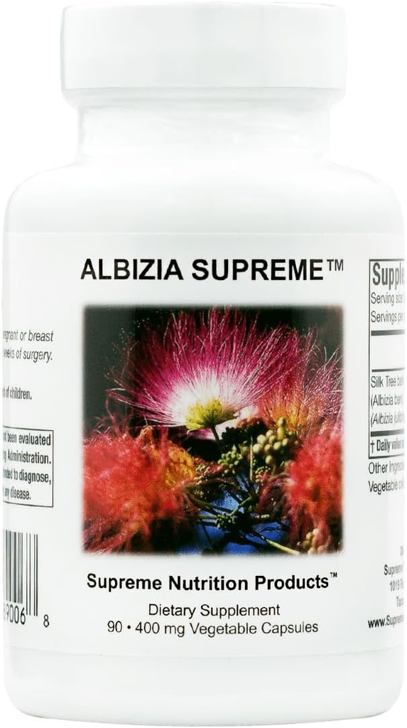 Yüksek Beslenme Albizia Yüksek, 90 Saf İpek Ağacı Bark Vegetarian Capsules