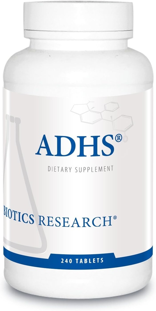 Biotics Research ADHS Adrenal Support, Supports Normal Cortisol Levels, Antioksi Support, More Energy, Health Responses 240 Tablets