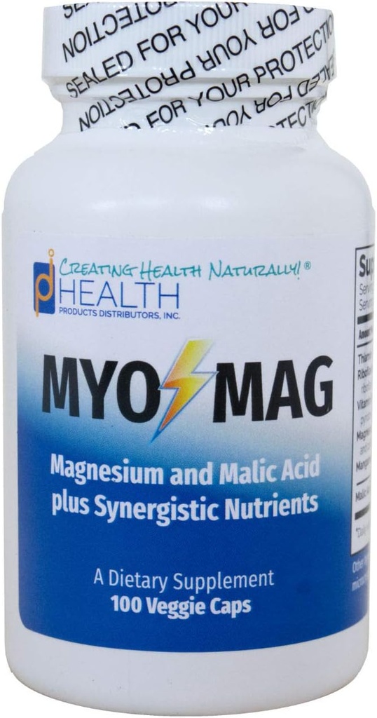 MYO-MAG - Magnezyum Energy Advancedr (100 caps) - Coenzyme B Vitaminleri (B1, B2, B6) – Enerji Üretimi, Metabolism, Kass, Enzyme Systems ve Magnezyum Malic Asit Formula ile Enerji Verimliliği ve Enerji Verimliliği
