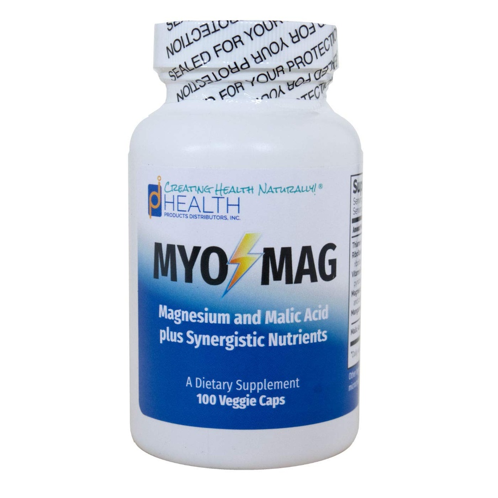 MYO-MAG - Magnezyum Energy Advancedr (100 caps) - Coenzyme B Vitaminleri (B1, B2, B6) – Enerji Üretimi, Metabolism, Kass, Enzyme Systems ve Magnezyum Malic Asit Formula ile Enerji Verimliliği ve Enerji Verimliliği