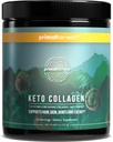 Πρωτογενούς συγκομιδής Keto Collagen σκόνη w/MCT Oil Τύπος I & III Collagen Peptides για γυναίκες και άνδρες 30 Υπηρεσίες
