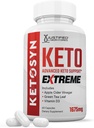 Ketosyn Keto ACV Extreme Pills 1675 MG Chem Support Mix Alternative to Zhong ACV Gummies Formulated with Apple Cider Vinegar Ekstra Virgin Olive Oil Toz Green Tea Leaf 60 Capsules