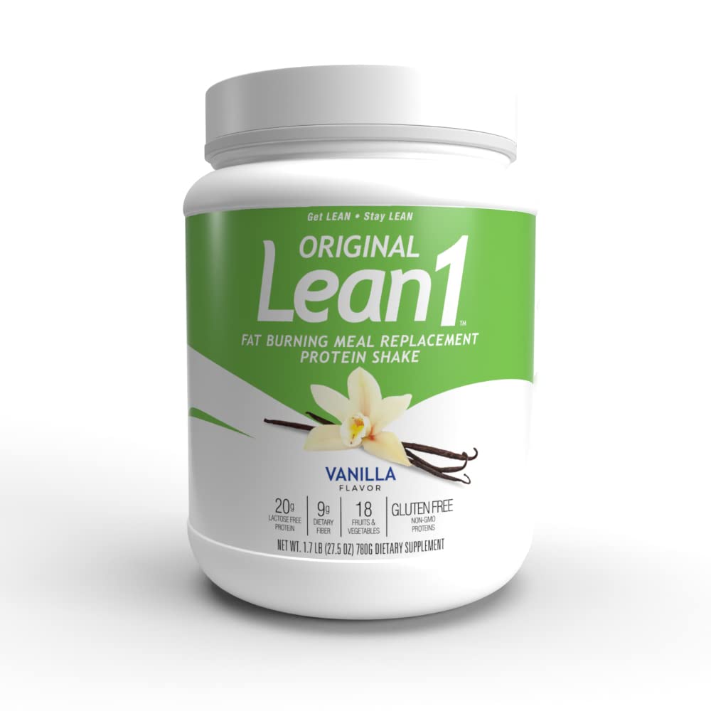 Διατροφή 53 Lean 1 Fat Burning Protein Shake, Vanilla Flavor, 15 σερβιρίσματος μπανιέρα