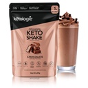 Keto Collagen Shake (Chocolate) - Coconut Oil, Prebiyotiks, Grass Fed Hydrolyzed Collagen. Type I & III, Low Carb, Gluten Free,1.78lbs. (810g)