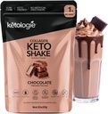 Keto Collagen Shake (Chocolate) - Coconut Oil, Prebiyotiks, Grass Fed Hydrolyzed Collagen. Type I & III, Low Carb, Gluten Free,1.78lbs. (810g)