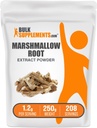 BulkSupplements.com Marshmallow Root Extract Powder - Marshmallow Root Supplement, Herbal Supplement - Χωρίς γλουτένη, 1,2g ανά Σερβίρισμα, 250g (8,8 oz) (πακέτο του 1)