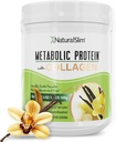 Metabolik protein Toz Collagen, Whey protein Toz Shake, L-Glutamine for Metabolic Support, Digestion, Skin, Commons & Muscle, Low Carb Meal Change, 17.06 ozed Collagen ile L-Glutamine