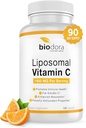 Liposomal Vitamin C, Sağlıklı Immune System, Destekler Kalp Sağlığı, Gelişmiş Enerji Düzeyi, Antioksi Özellikler, 1400 mg Per Servisler, 180 Capsules