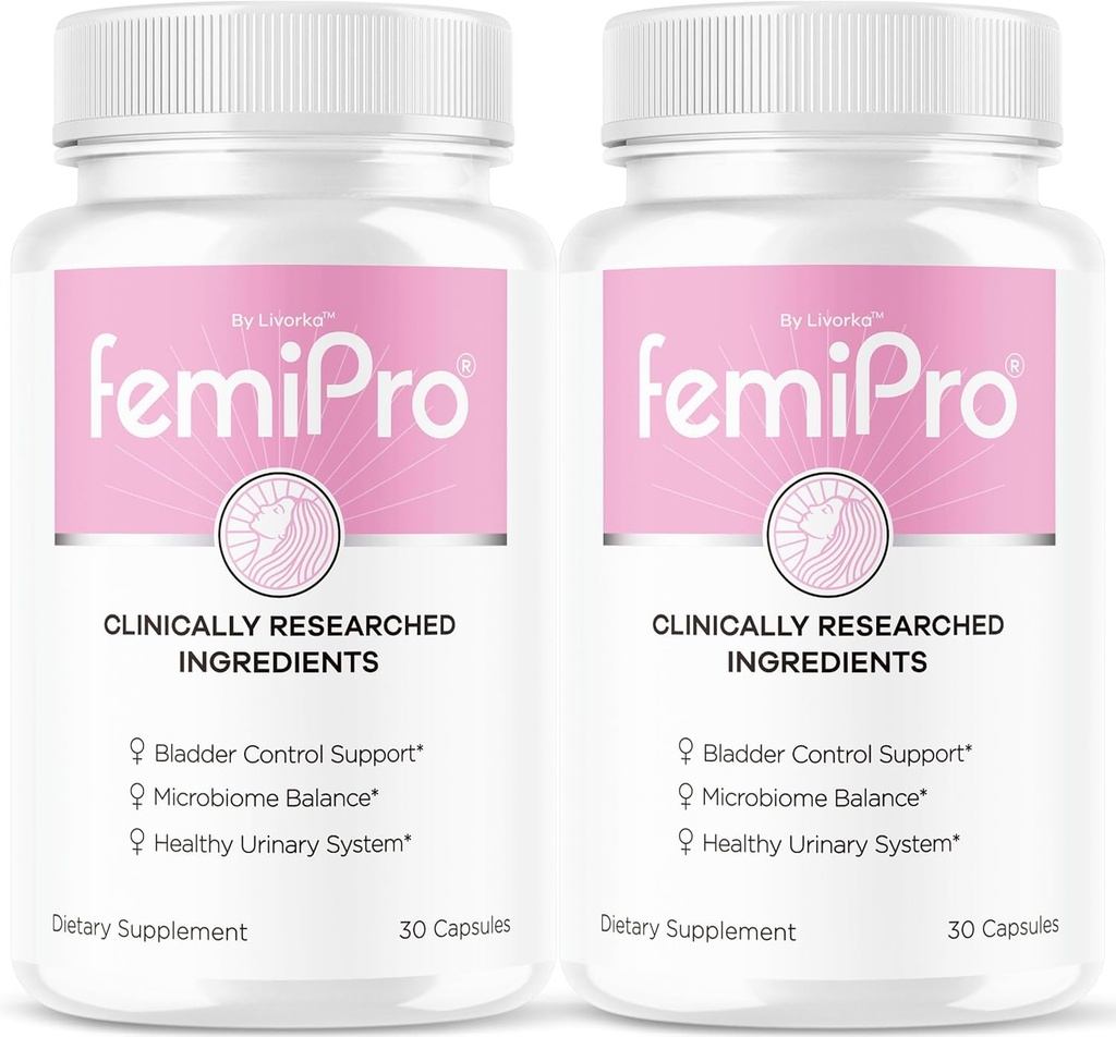 (2 Pack) FemiPro Bladder Control Pills - Original FemiPro Capsules, Femi Pro Bladder Control Support Supplement, Probitic FemiPro Pills for General Health and Wellness Reviews, 60 Capsules 2 Aylık Yorumlar