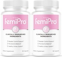 (2 Pack) FemiPro Bladder Control Pills - Original FemiPro Capsules, Femi Pro Bladder Control Support Supplement, Probitic FemiPro Pills for General Health and Wellness Reviews, 60 Capsules 2 Aylık Yorumlar