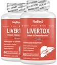 LiverTox - Advanced Liver Detox & Cleanse Formula - Φυτική υποστήριξη ήπατος με γαϊδουράγκαθο γάλακτος, κουρκουμά, Artichoke, δαντελίων, τεύτλων και ψευδαργύρου βοηθά τη λειτουργία του ήπατος και την πέψη 2
