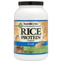 NutriBiotic Plain Rice proteini, 3 Lb (1.36kg) | Low Carb, Vegan & Raw Protein Toz | Grown ve Kimyasallar, Gluten veya GMOs | Keto Friendly & Easy to Digest