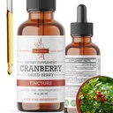 Cranberry Tincture - Organik Cranberry Extract Liquid, Alkol - Free Herbal Supplement - ABD'de Made in USA