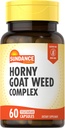 Sundance Horny Goat Weed Complex | 60 Capsules | Maca, Tribulus Terrestris ve L-Arginine | Vegetarian, Non-GMO & Gluten Free Supplement Supplement