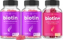 NutraChamps Saç, Skin & Nails için Biotin Log Tamamlıyor. 2 Pack Biotin & Biotin+