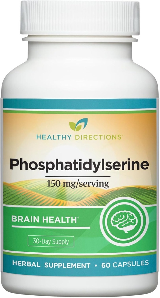 Sağlıklı Yol Phosphatidylserine Supplement – 150 mg/Serving, 60 Vegan Capsules for Cognitive Health, Brain Function, and Health Memory (30-Day Supply)