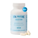 Vital Proteins Bovine Colostrum Supplement 90 Capsals for Gut Health, Immune Support with 40% IgG Premium Bovine Colostrum Superfood, Unflaved, 30 Servings