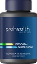 ProHealth Liposomal Glutathione, hizmet başına 500 mg | Master Antioxy | Supports Health Aging, Cellular Health & Detoxification | Kanıta Dayalı & Üçüncü Taraflı Test