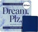 Fleur Marche Dream, Plz Botanical Sleep Patch - Better ZZZ's with Valerian Root, L-Theanine, Lavender Oil & Lops - Φυσικό ηρεμιστικό - Εξαιρετικά βιοδιαθέσιμο - 28 Patches