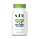 Hiperbiyotikler Vital Nutrients Pro-15 Advanced Probiyotiks for Women and Men | 15 Strains + Kiwitre | Klinik Olarak Diktatör Sağlığı, Gaz ve Bloating | 30 Vegan Tabletler