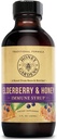 Honey Gardens Apiaries Elderberry Syrup - Apioterapi Raw Honey - Propolis ve Yaşlılar - Cough - 4 oz