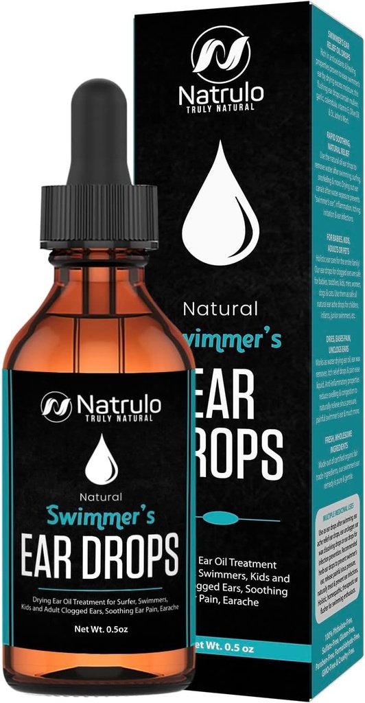 Mayomers Ear için Doğal Kulaklar, Antivirüs Yardımı, Itching – Mayomers Ear Drops for Clogged Ears, Soothing Ear Pain, Earache – Kuru Ear Oil Treatment for Surfer, Yüzme, Kids, Adult