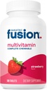 Bariatric Fusion Bariatric Multivitamin with Iron Complete Chewable | Strawberry | Post Bariatrik Vitaminler Gastrik Bypass ve Kol Gaztrektomi | One Moon Supply Supply