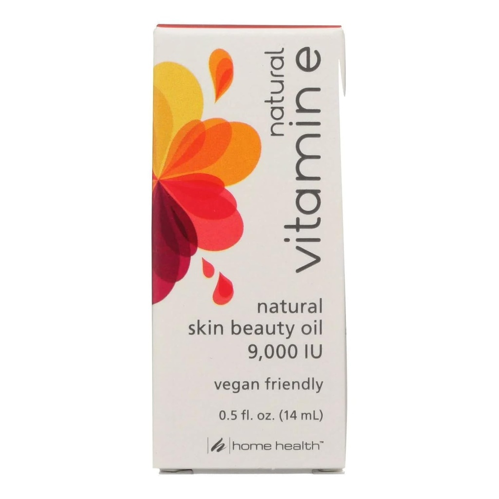 Home Health Natural Vitamin E, Skin Beauty Oil 9000 IU, 0,5 Ounce