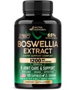 Boswellia 1200 mg - Boswellia Extract | Turmeric | Hyaluronic Asit | MSM | Aynı - Ortak Sağlık ve Rahat - Boswellia Serrata | 65 Boswellic Acid - for Men & Women - Made in USA - 120 Capsules