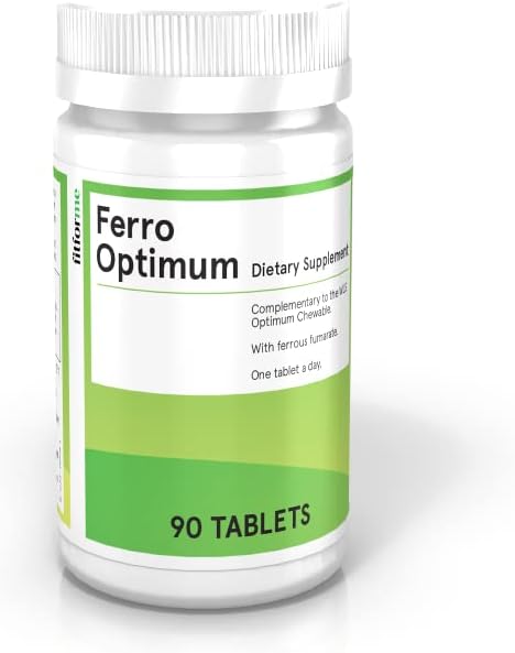 FitForMe Bariatric Multivitamins Iron Supplement After Gastric Sleeve - One a Day Ferro Optimum Tablet - 90 Ημέρες Προσφορά Σιδήρου Σιδήρου (Iron Booster for Optimum Chewable)