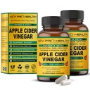 2-Pack ACV Pro Apple Cider Vinegar Capsules, Mother ACV Pills Detox Cleanse Acid Reflux Relief Support Supplement Ginger Root Cayenne Pepper Toz Toz Toz Toz Toz Toz Toz Toz Toz Tozu