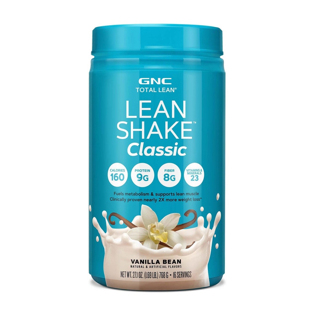 GNC Total Lean Lean Shake Classic - Βανίλια Bean (16 μερίδες)