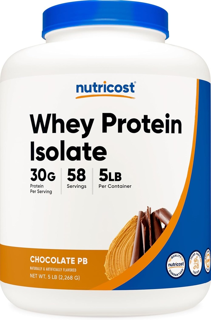 Nutricost Whey proteini (Chocolate Peanut Butter, 5 Pound) Protein Toz