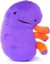 I Heart Guts Kidney Plush - 9" Eğitim Organı Kidney Hastalığı, Transplantasyon, Diiyaliz, CKD, Polycystic Kidney, Renal Başarısızlık - Funny Well Hediye