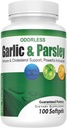 Odorless O ve Parsley Softgels by GL Beslenme | All-Dox That Boosts Immunity & Metabolism, Supports Heart Health & Cholesterol Levels 100:1 Extract | 100 Count