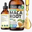 BIO KRAUTER Maca Root Liquid Drops - Maca Extract Tincture - Vegan, Sugar & Alkol Free Extract 4 Fl.Oz.