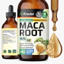 BIO KRAUTER Maca Root Liquid Drops - Maca Extract Tincture - Vegan, Sugar & Alkol Free Extract 4 Fl.Oz.
