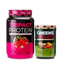 Nutrology TRIPACT protein Toz, 7-in-1 Meal Yenileme Shake, Superberry (40 Hizmet) Yeşiller ve Meyveler Toz-Doğal olarak Kaynaklanmış Superfood, Vanilla Cinnamon (30 hizmet)