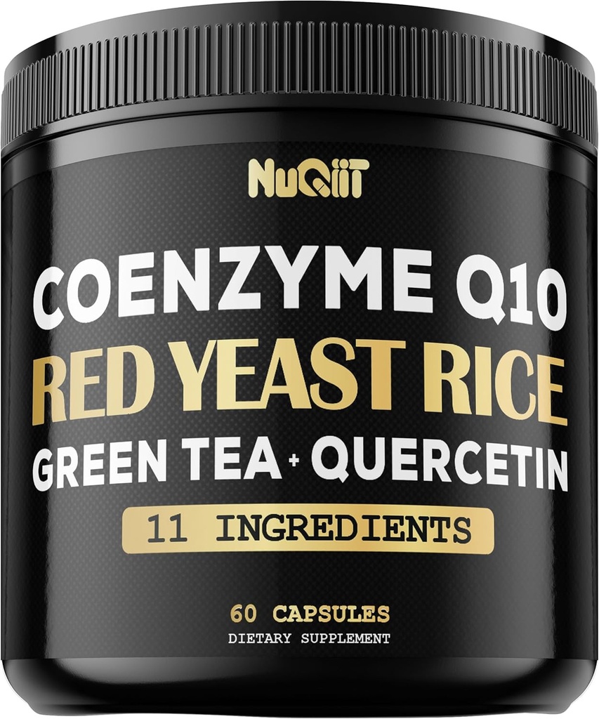 Red Yeast Rice 13500mg Πράσινο Τσάι 4500mg Quercetin 4500mg Συμπλήρωμα & Περισσότερα - Υποστήριξη για την υγεία της καρδιάς, το ανοσοποιητικό σύστημα και την ισορροπία του σώματος - 60 κάψουλες