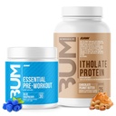 RAW Whey Isolate protein Toz & Essential Pre-Workout Sche