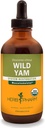 Βότανο Pharm Certified Organic Wild Yam Liquid Extract για υποστήριξη μυοσκελετικού συστήματος - 4 ουγγιά