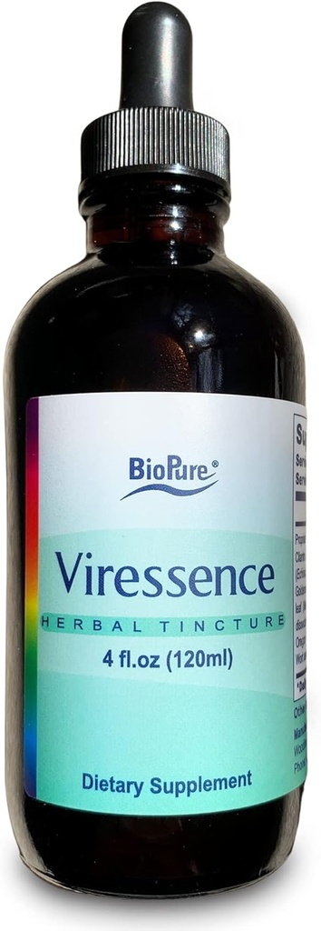 BioPure Viressence Herbal Tincture – Synergistical Support The Body's Natural Defenses, Immune Function, Gut Health, & Wellness Genel olarak Dinamik 9 Potent Botanik Taklitleri