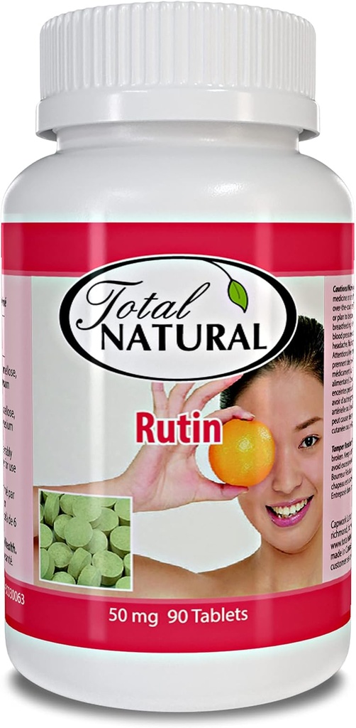50 mg 90 Tabletler [1 Şişe], Absorb ve Utilize Vitamin C'ye yardım et, Geliştirilmiş Vascular Sağlığı, Vizyon Bakım