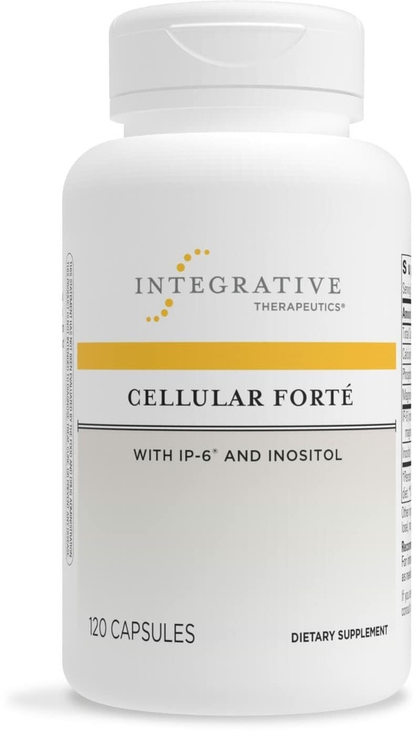Allive Treatments Cellular Forte - Immune System & Cell Health Support* - Contains IP-6 - Vegan, Gluten-Free & Dairy-Free - 120 Capsules (60 Hizmet)