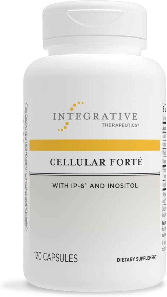 Allive Treatments Cellular Forte - Immune System & Cell Health Support* - Contains IP-6 - Vegan, Gluten-Free & Dairy-Free - 120 Capsules (60 Hizmet)