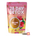SkinnyBoost 28 Day Detox Daytime Tea -HIBISCUS BERRY (28 Çay Çanta) Metabolism Boost, Detox, All Natural, Non GMO, Vegan, Keto Friendly