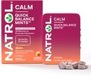 Natrol Quick Balance Calm Mints, Dietary Supplement, Raspberry Lemonade Artificially Flavored, 30 Count, 15 Day Supply