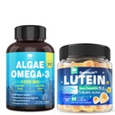 Sugar Free Lutein 20 mg 40 mg +Vegan Omega 3 DHA EPA